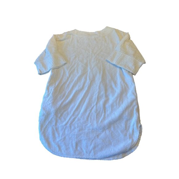 Tuftees White Terry Cloth Lounge Swim Cover Up Vintage 80s Dress Medium - Picture 5 of 5